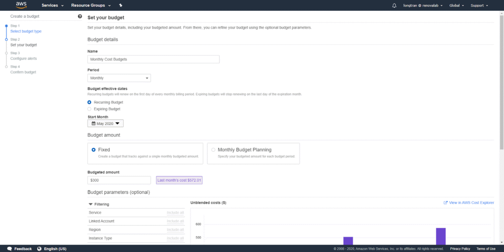 Creating AWS Budgets: Savings Plans and Cost Budget 15