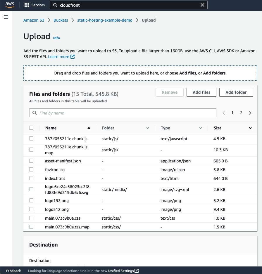 Hosting Single Page Application using AWS CloudFront and AWS S3: User Guide 7