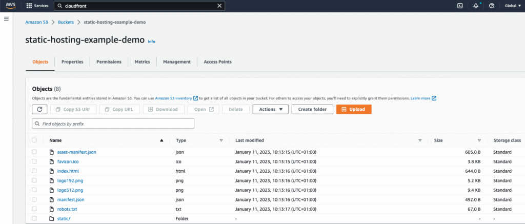 Hosting Single Page Application using AWS CloudFront and AWS S3: User Guide 9