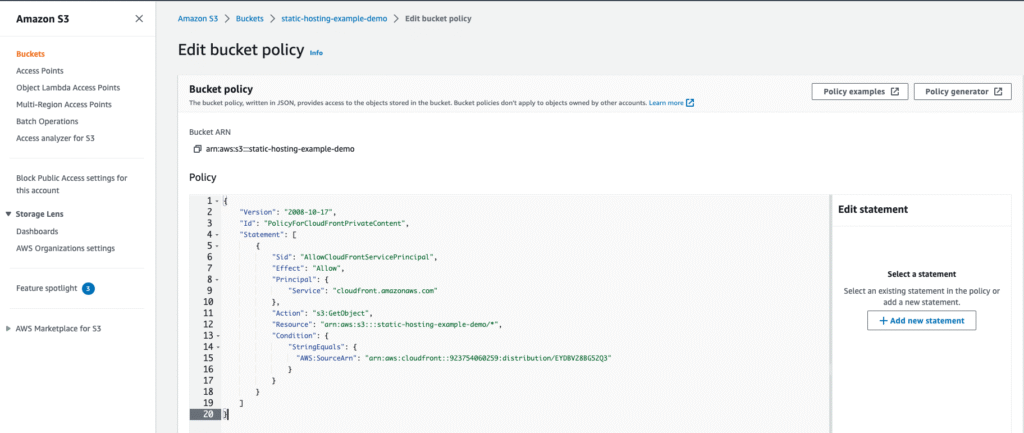 Hosting Single Page Application using AWS CloudFront and AWS S3: User Guide 17