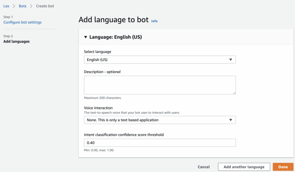How to Create an AWS Lex-based Digital Cloud Assistant Chatbot 9