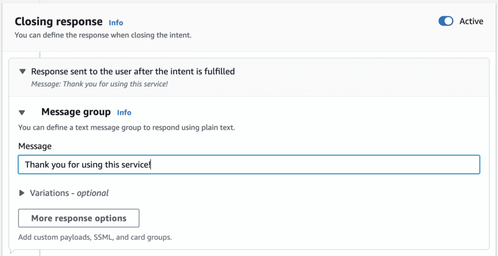 How to Create an AWS Lex-based Digital Cloud Assistant Chatbot 33